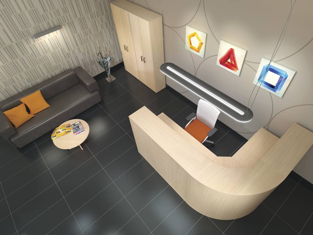 Стойка угловая радиусная А-550 фото 1