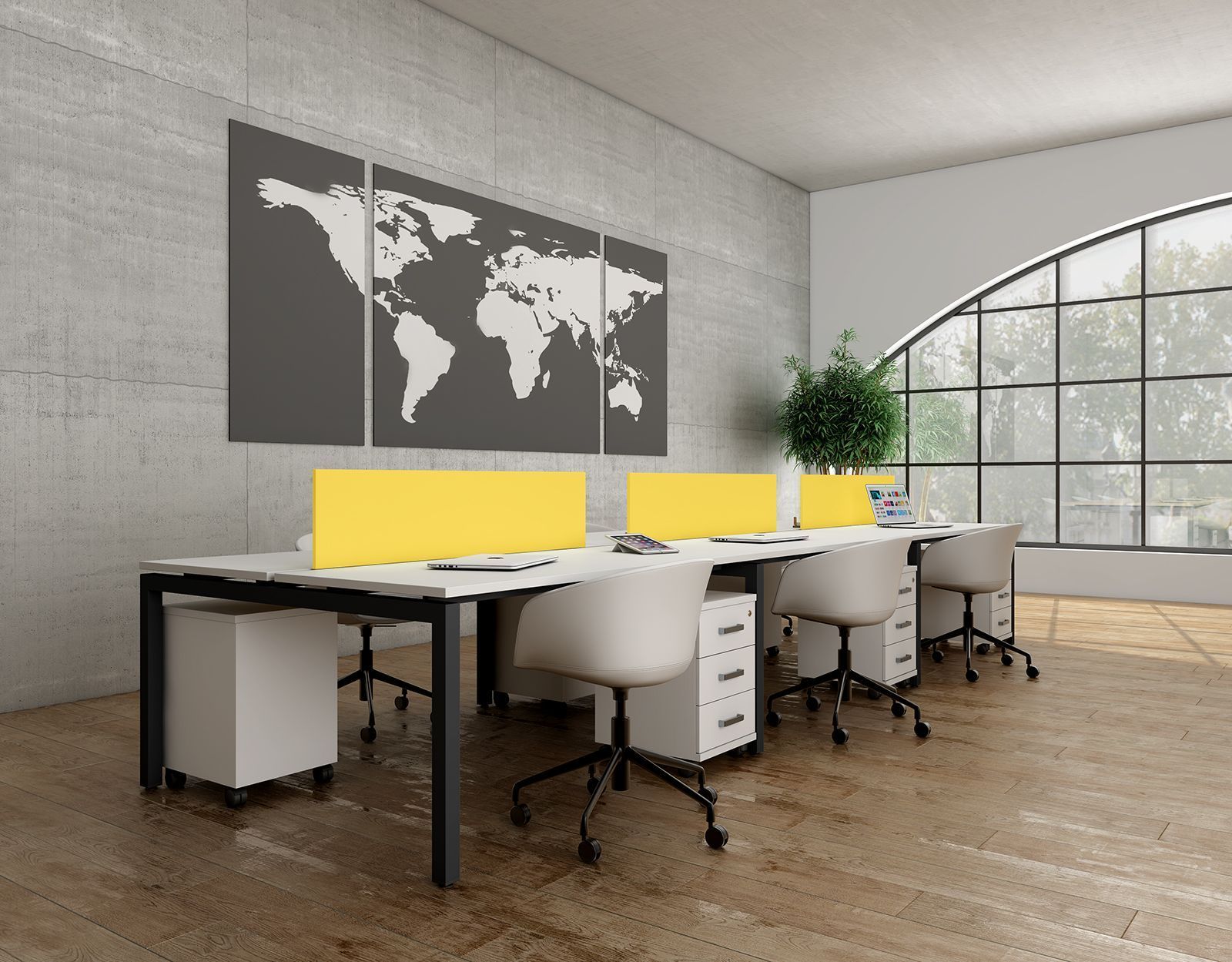 Барьер Фронтальный 6БР.306.2 для столов с сечением 40х40 фото 2