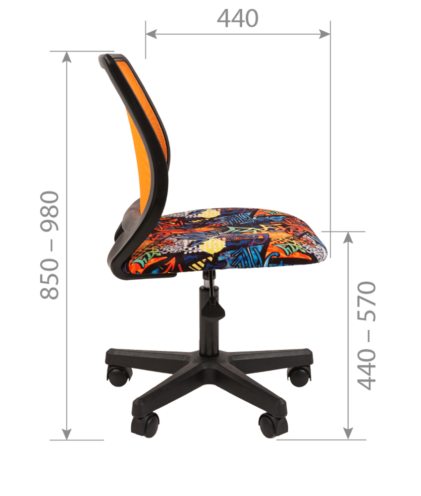 Детское кресло TAIPIT KIDS 112 BLACK фото 5