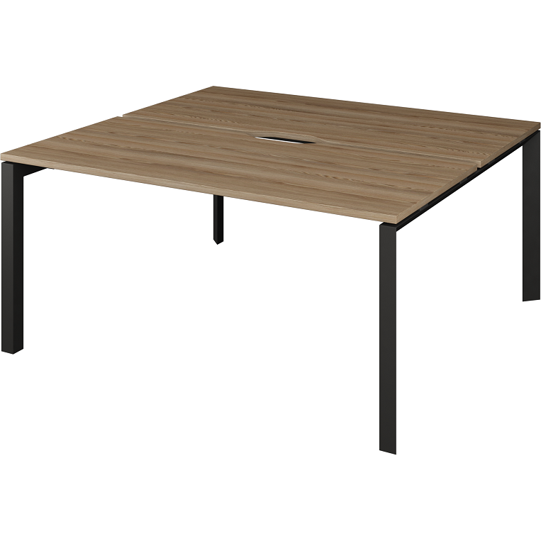 Бенч двойной на П-м/каркасе НТМП.П.Б2-120 фото 1