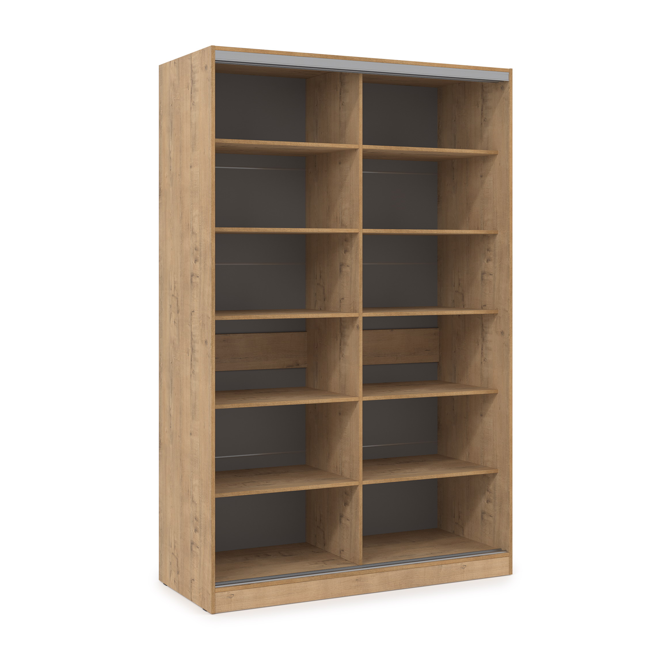 Шкаф-купе 2-дверный с полками (база 8) фото 2