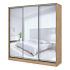 Шкаф-купе 3-дверный с полками (база 7) фото 1
