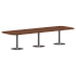 Конференц стол ПРГ-7 Орех Французский/Алюминий 3600х1200х750 фото 0