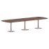 Конференц стол ПРГ-7 Орех Французский/Алюминий 3600х1200х750 фото 0