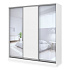 Шкаф-купе 3-дверный с полками (база 7) фото 1