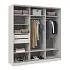 Шкаф-купе 3-дверный со штангой и полками (база 4) фото 0