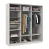 Шкаф-купе 3-дверный со штангой и полками (база 1) фото 0