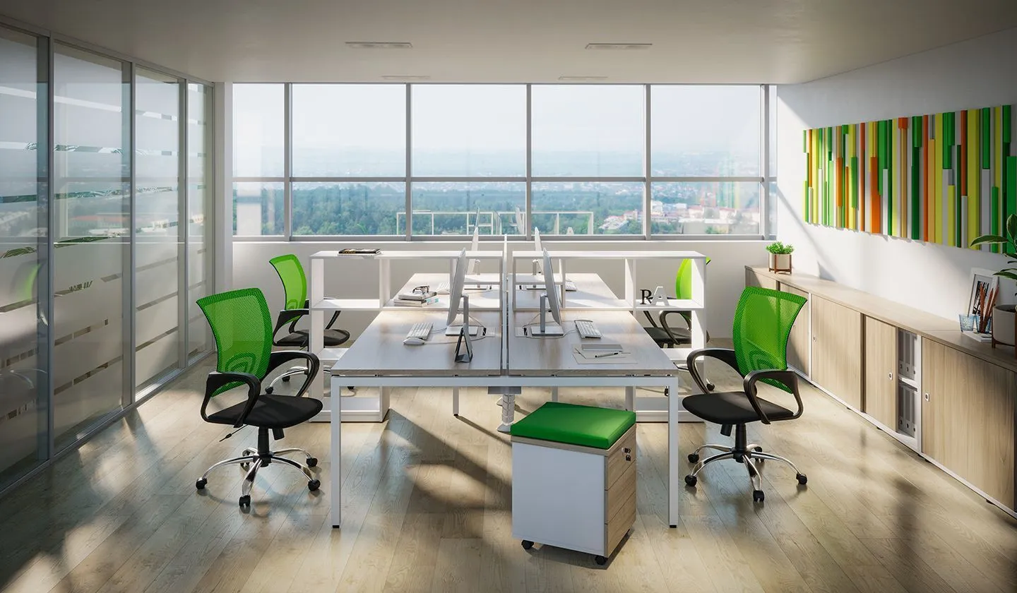 Двойная группа сдвоенных столов с люками Rio Project фото 5