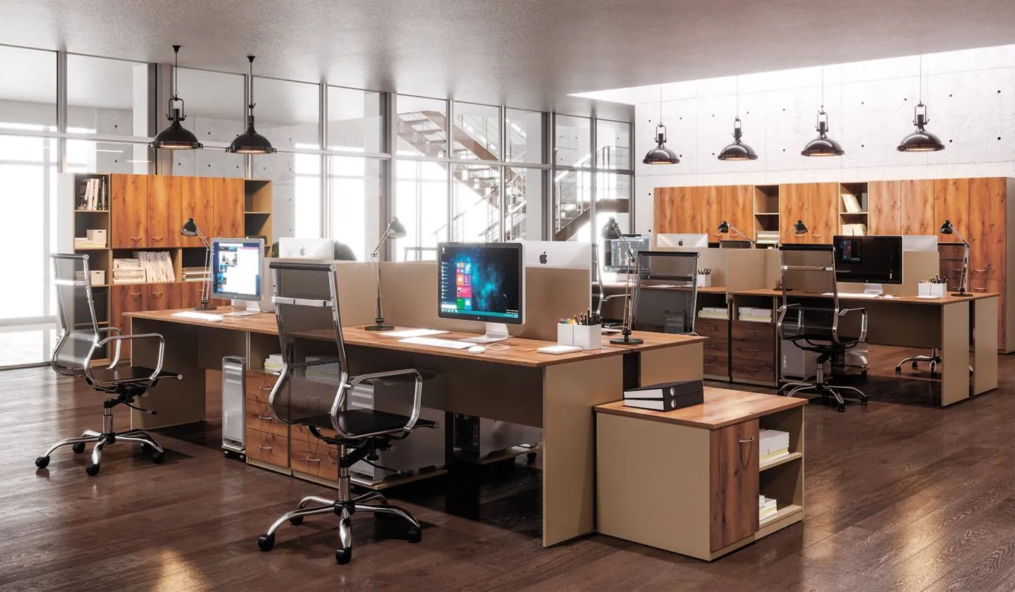 Барьеры фронтальные для стола ЛДСП Work фото 2