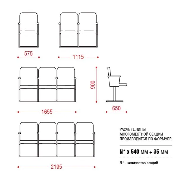 Трехместная секция Рим 2М фото 2