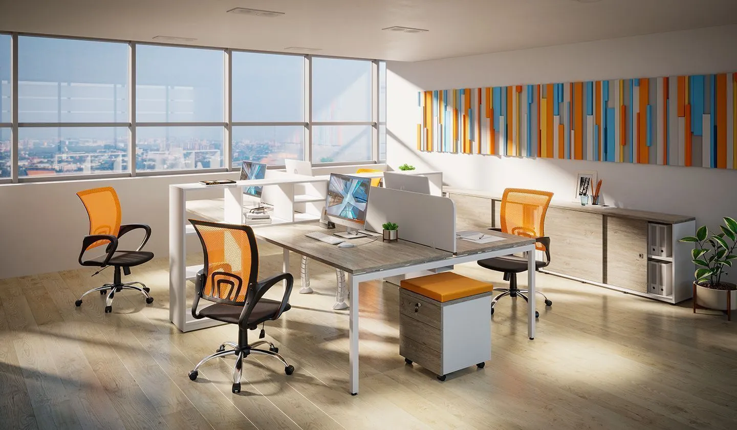 Двойная группа сдвоенных столов с люками Rio Project фото 6