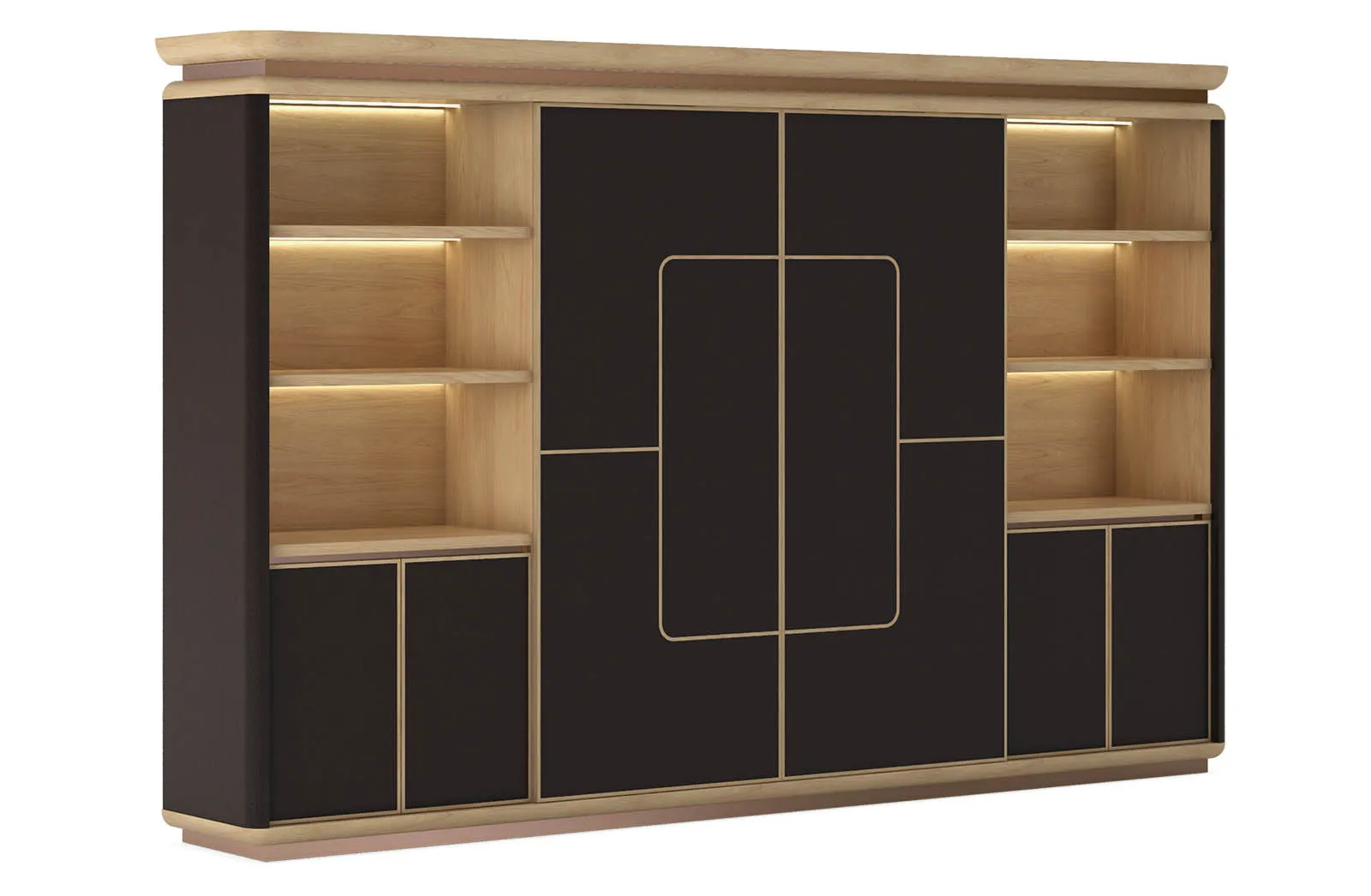 Шкаф со светодиодной подсветкой BLG2805 фото 3