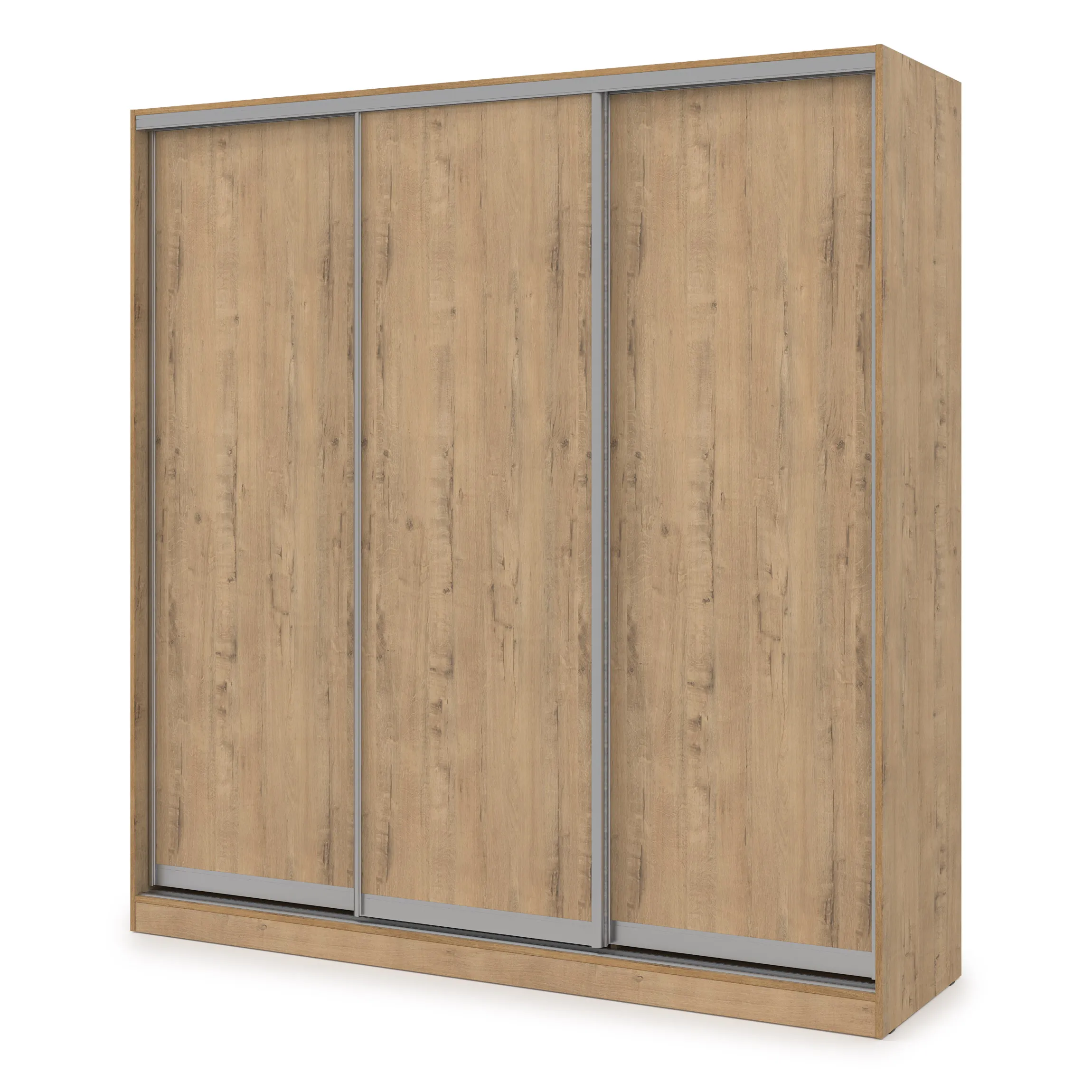 Шкаф-купе 3-дверный со штангой и полками (база 2) фото 1