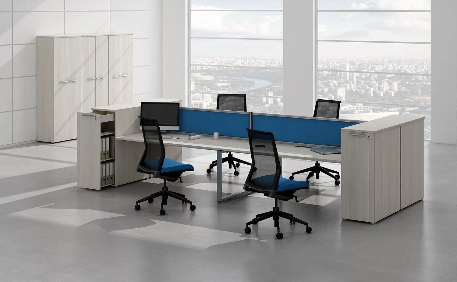 Бенч на 4 рабочих места СТБД-О.978 фото 2