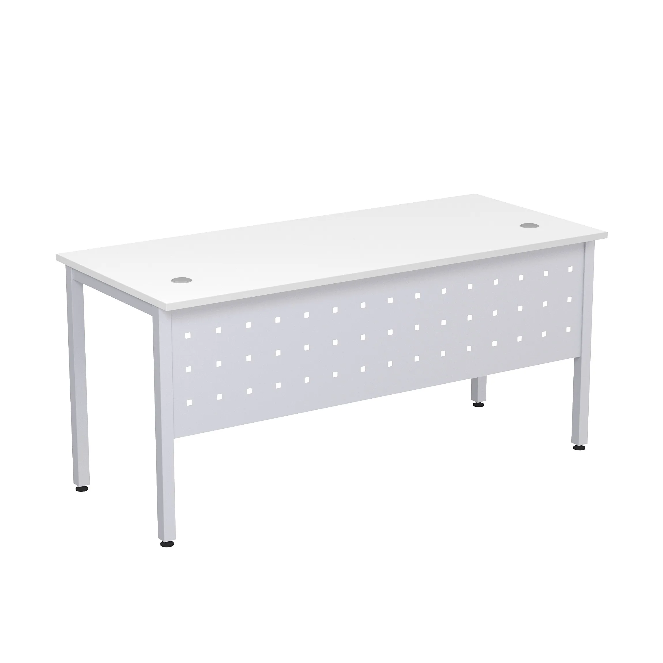 Стол прямой с экраном металл 2МК.108 фото 0